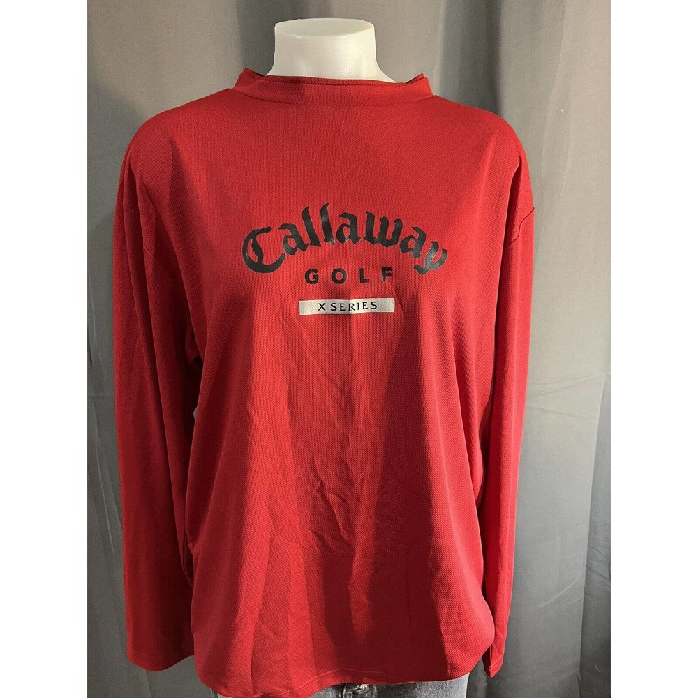 Callaway Golf X Series Long Sleeve Pullover Red Sz XL Nice condition